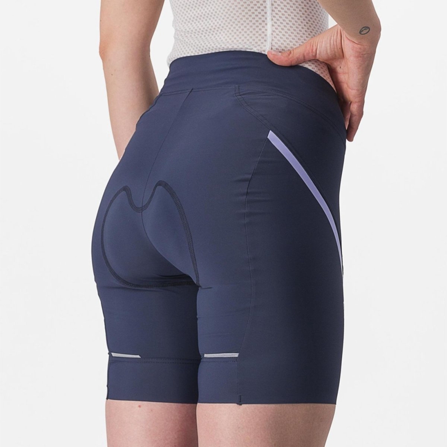 Castelli VELOCISSIMA 3 Women Shorts Blue / Purple White | 63OUPWYRN