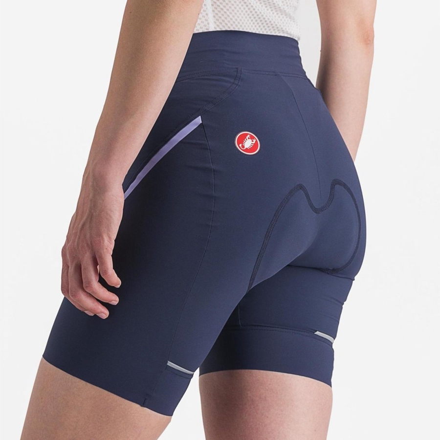 Castelli VELOCISSIMA 3 Women Shorts Blue / Purple White | 63OUPWYRN