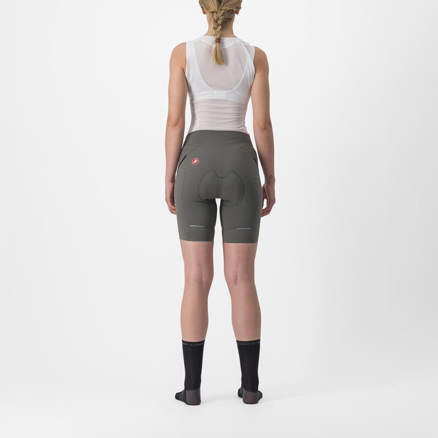 Castelli VELOCISSIMA 3 Women Shorts Grey / Dark Grey | 80CGQVODK