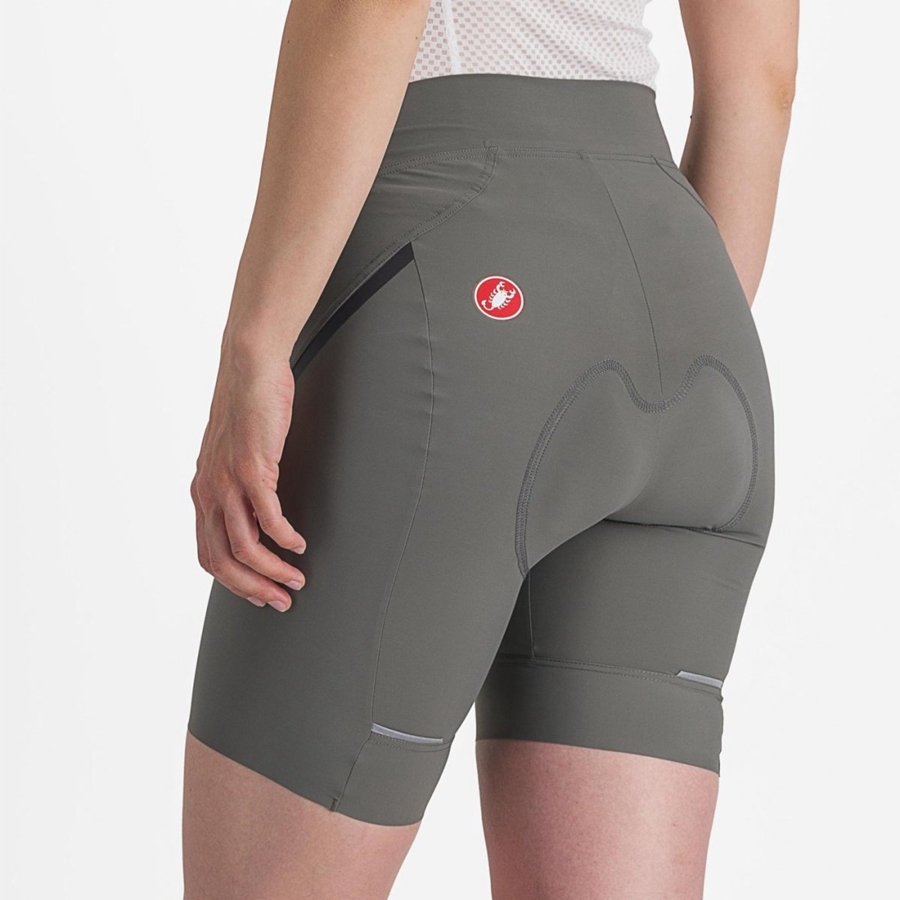 Castelli VELOCISSIMA 3 Women Shorts Grey / Dark Grey | 80CGQVODK