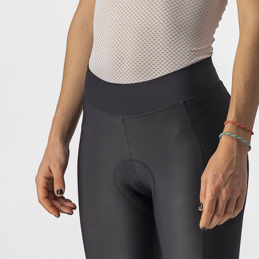 Castelli VELOCISSIMA THERMAL KNICKER Women Leggings Black / Black | 79ZCSGUTD