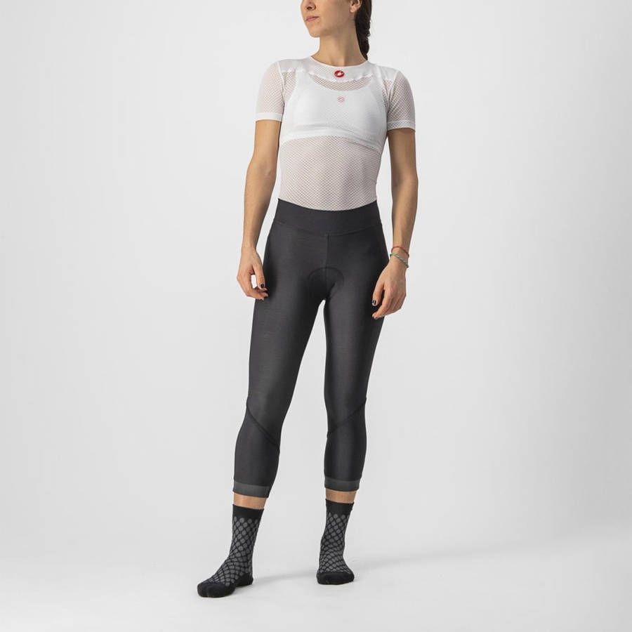 Castelli VELOCISSIMA THERMAL KNICKER Women Leggings Black / Black | 79ZCSGUTD