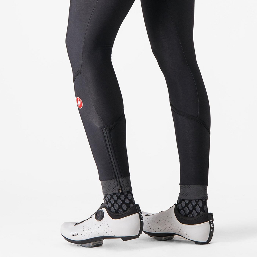 Castelli VELOCISSIMA THERMAL Women Leggings Black / Black | 86OZBTSAG