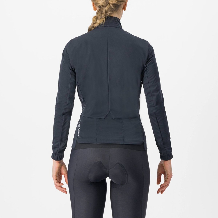 Castelli VENTO TRAIL Women Jackets Black | 72JSGRVPX