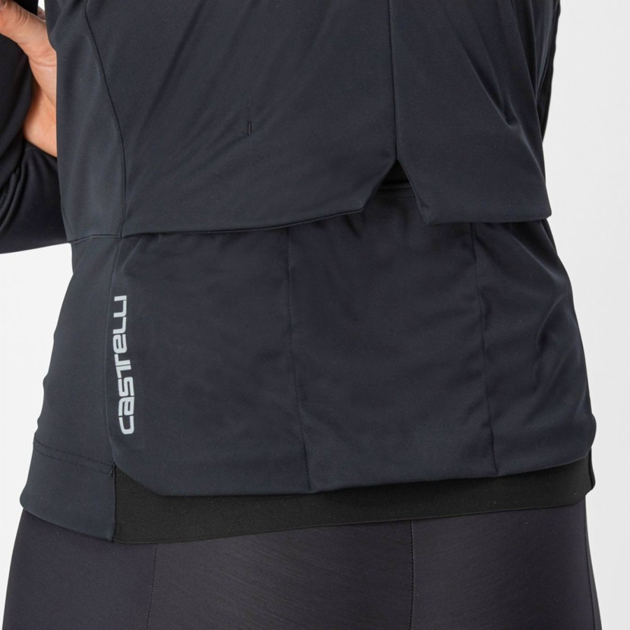 Castelli VENTO TRAIL Women Jackets Black | 72JSGRVPX