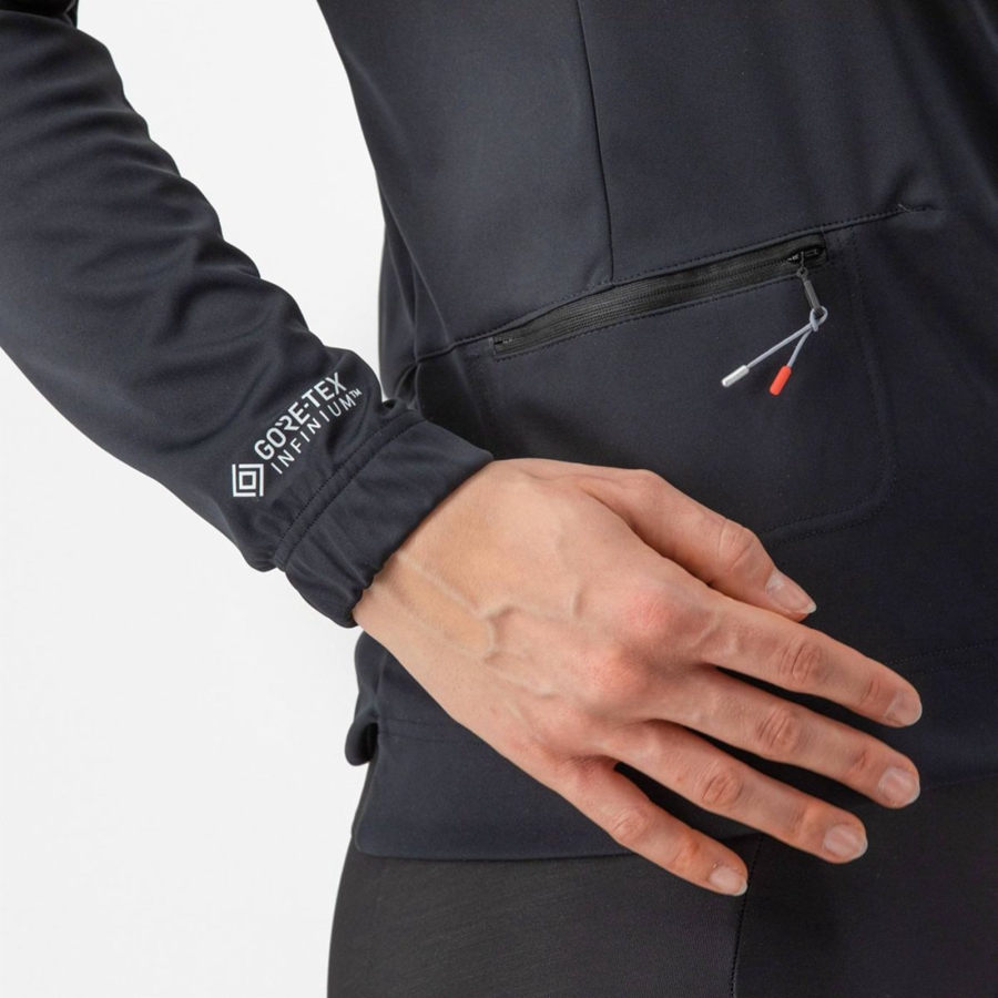 Castelli VENTO TRAIL Women Jackets Black | 72JSGRVPX