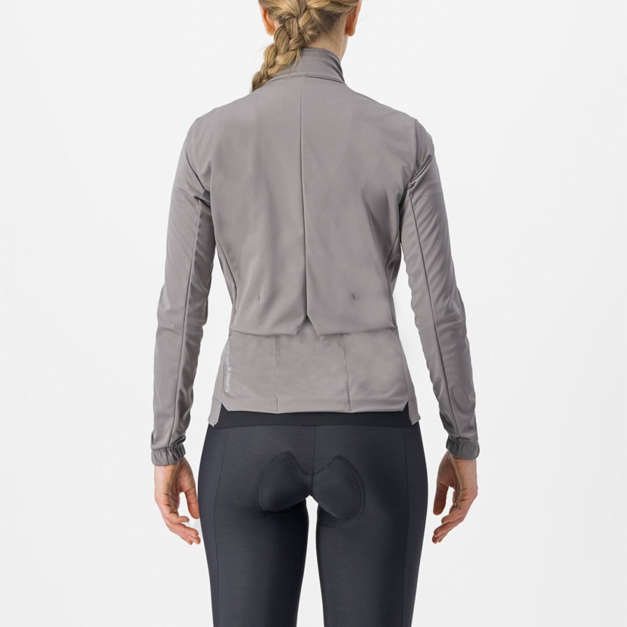 Castelli VENTO TRAIL Women Jackets Grey | 09FENUTZS