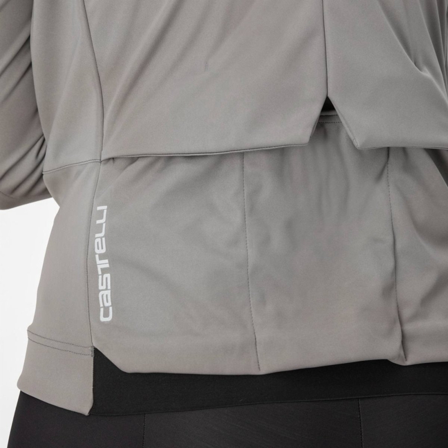 Castelli VENTO TRAIL Women Jackets Grey | 09FENUTZS