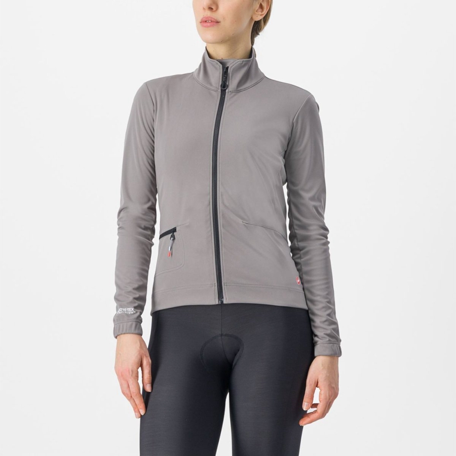 Castelli VENTO TRAIL Women Jackets Grey | 09FENUTZS