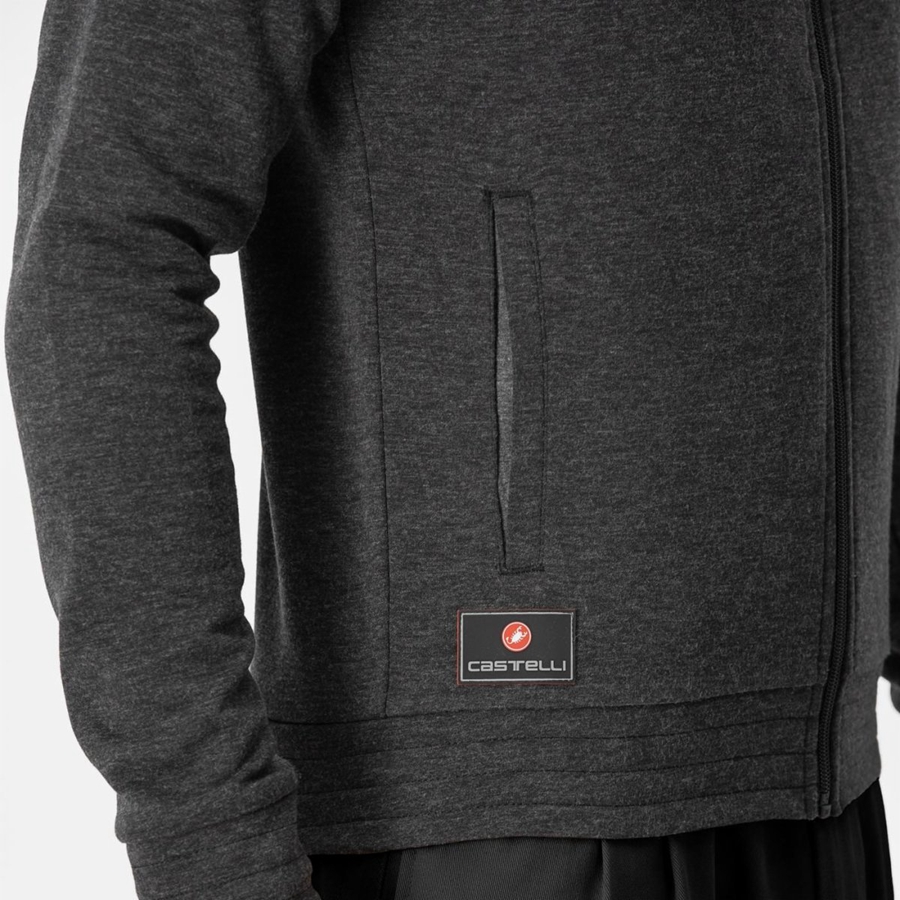 Castelli VIGORELLI TRACK Men Casual Dark Grey | 31CLUEFWG